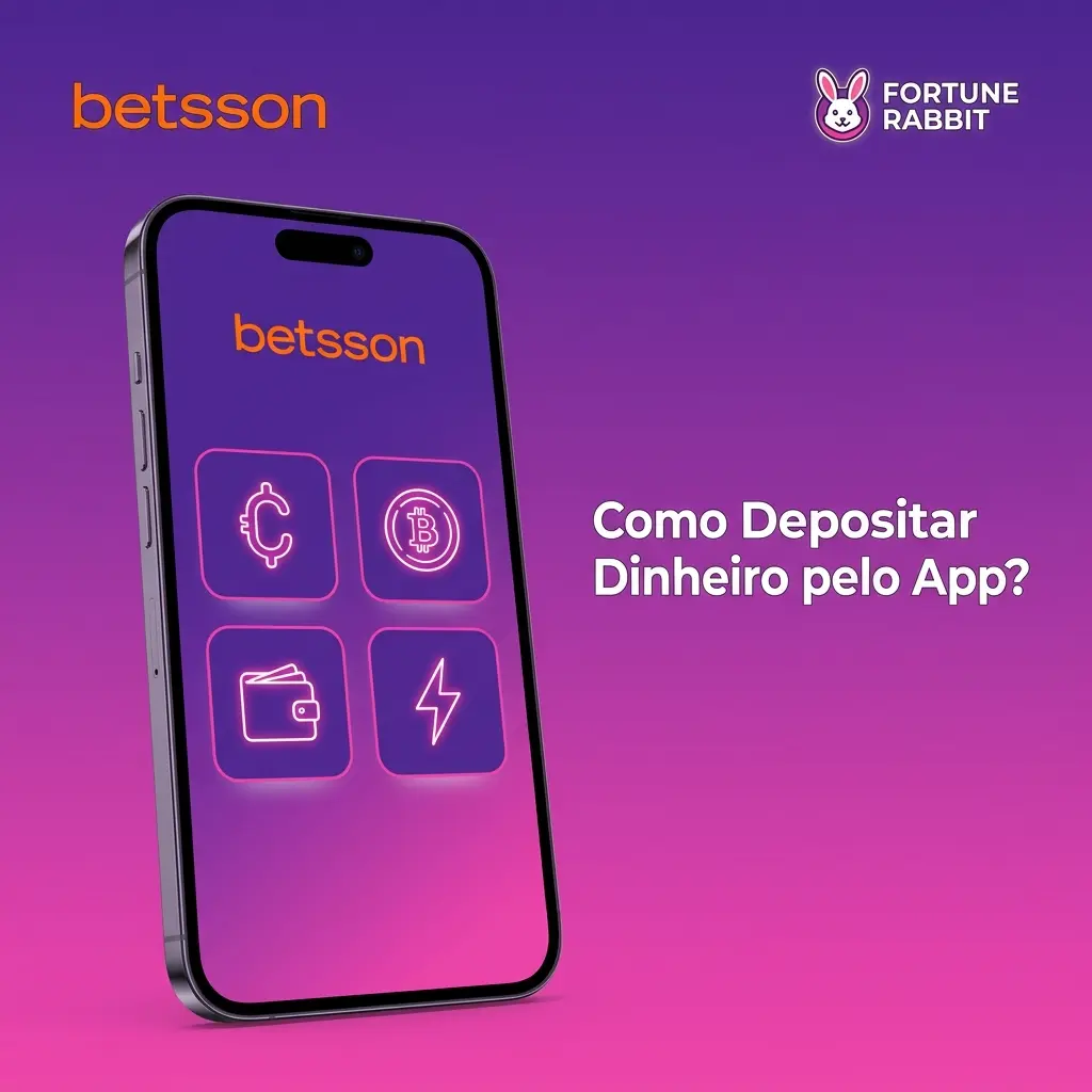 Passo a passo para depositar dinheiro no app da Betsson via Pix ou Pay4Fun de forma rápida e simples