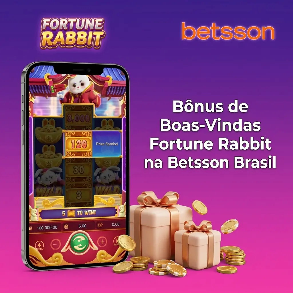 Bônus de boas-vindas Betsson Brasil: até R$2.000 + 110 giros grátis para jogar Fortune Rabbit